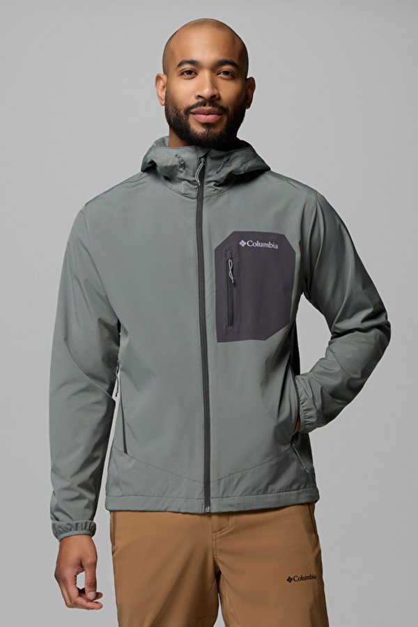 Columbia Tall Heights III Kapüşonlu Erkek Softshell Mont MINT