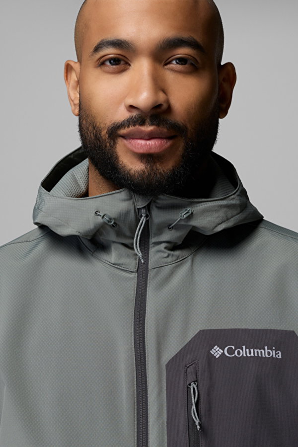 Columbia Tall Heights III Kapüşonlu Erkek Softshell Mont MINT