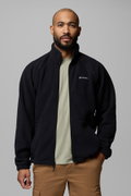 Columbia Timber Crest MTR Fleece Erkek Fermuarlı Polar SIYAH
