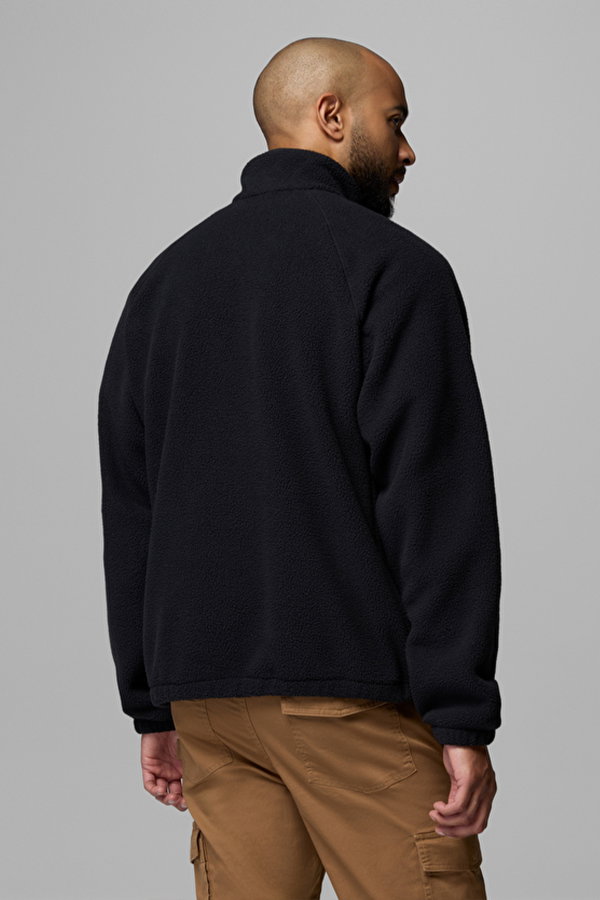 Columbia Timber Crest MTR Fleece Erkek Fermuarlı Polar SIYAH