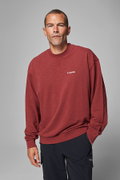 Columbia Triangle Crewneck Erkek Sweatshirt BORDO
