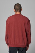 Columbia Triangle Crewneck Erkek Sweatshirt BORDO