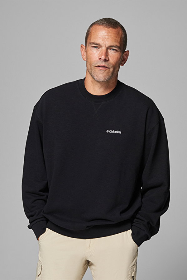 Columbia Triangle Crewneck Erkek Sweatshirt LACIVERT