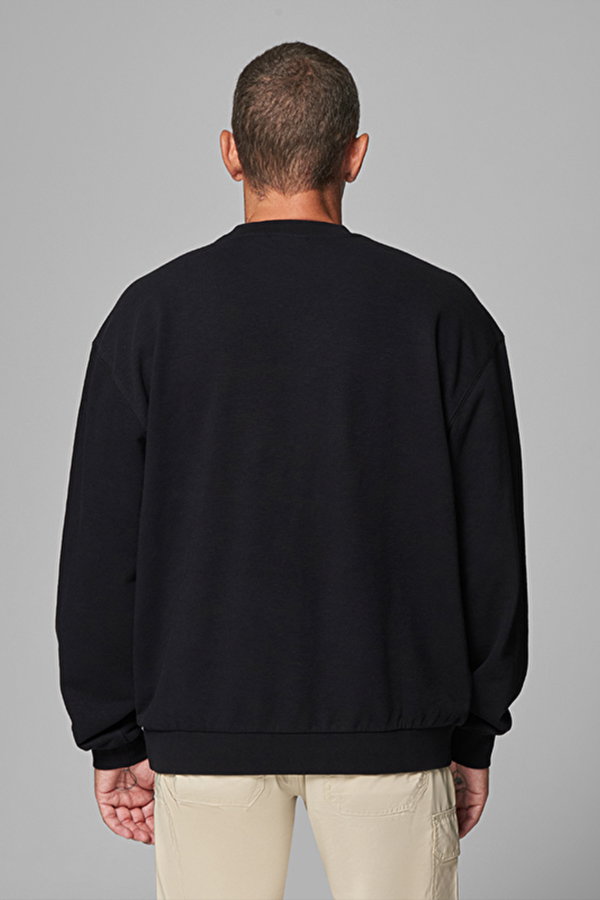 Columbia Triangle Crewneck Erkek Sweatshirt LACIVERT