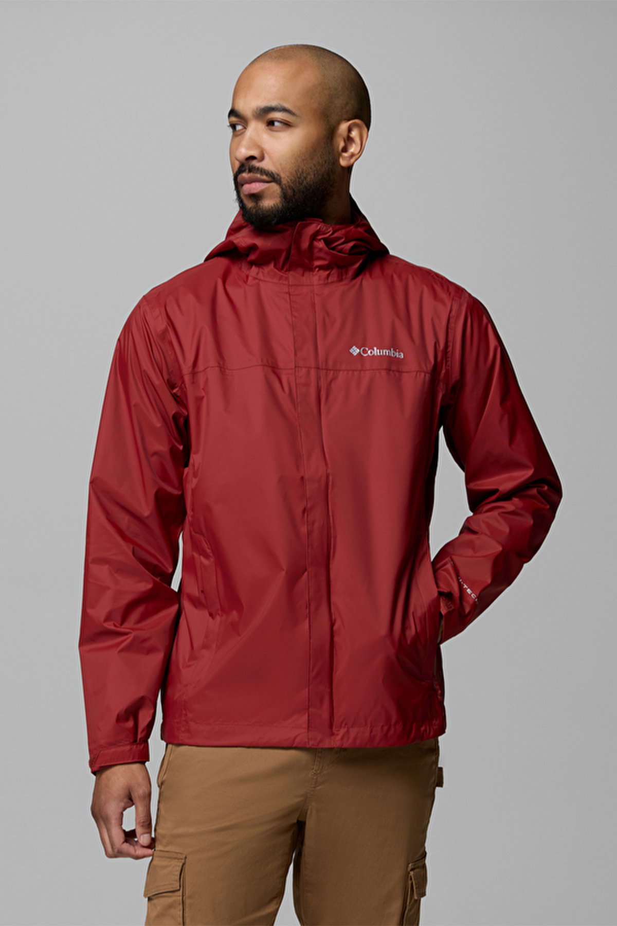 Columbia Watertight II Erkek Outdoor Yağmurluk BORDO