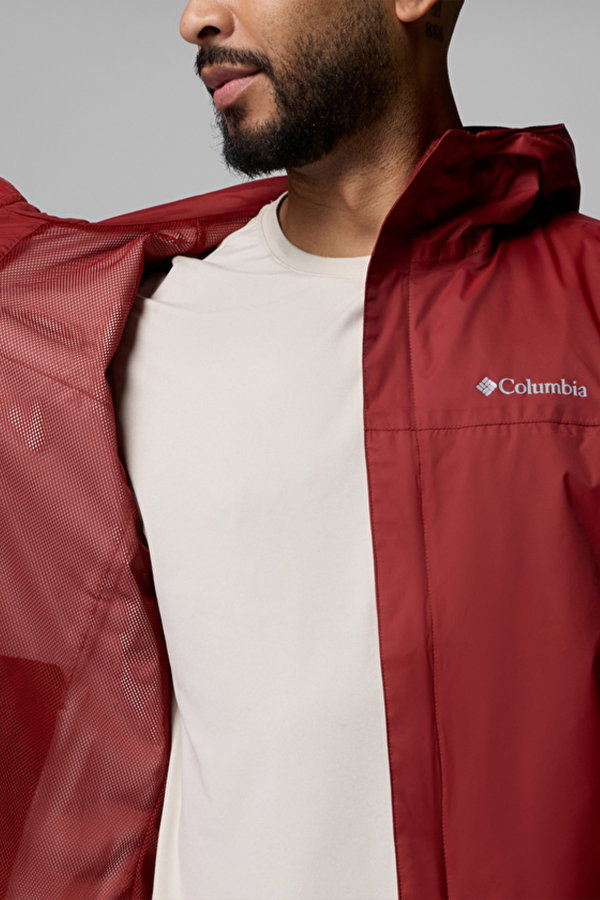 Columbia Watertight II Erkek Outdoor Yağmurluk BORDO