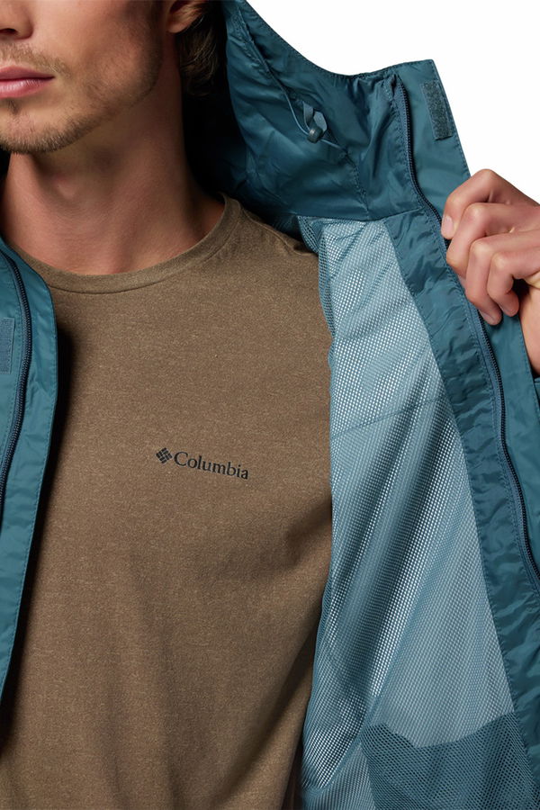 Columbia Watertight II Erkek Siyah Outdoor Yağmurluk PETROL