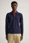 Gant Polo Yaka Erkek Sweat LACİVERT