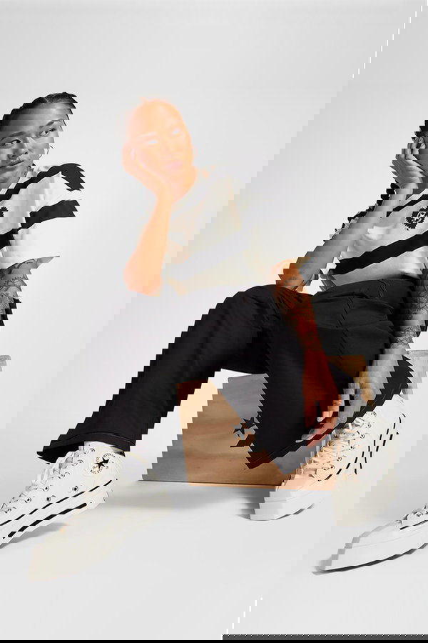 Converse Chuck 70 De Luxe Squared Kadın Platform Sneaker BEYAZ