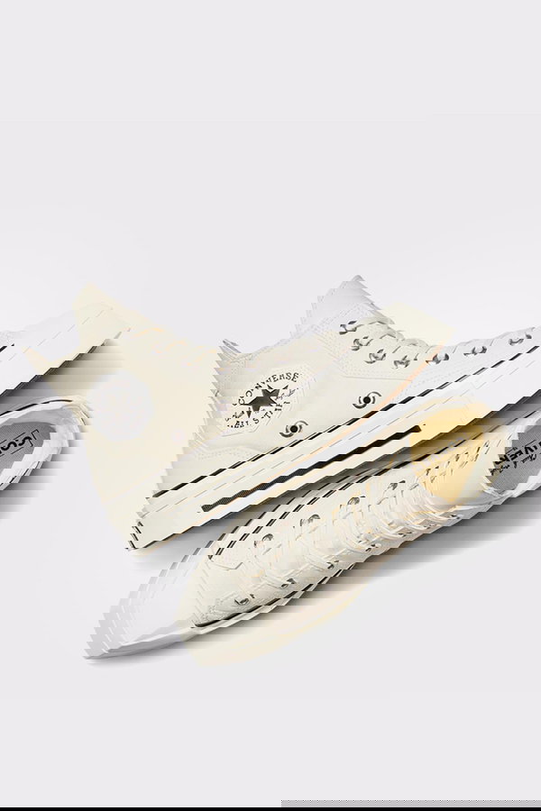 Converse Chuck 70 De Luxe Squared Kadın Platform Sneaker BEYAZ