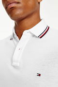 Tommy Hilfiger Polo Yaka Erkek T-shirt BEYAZ