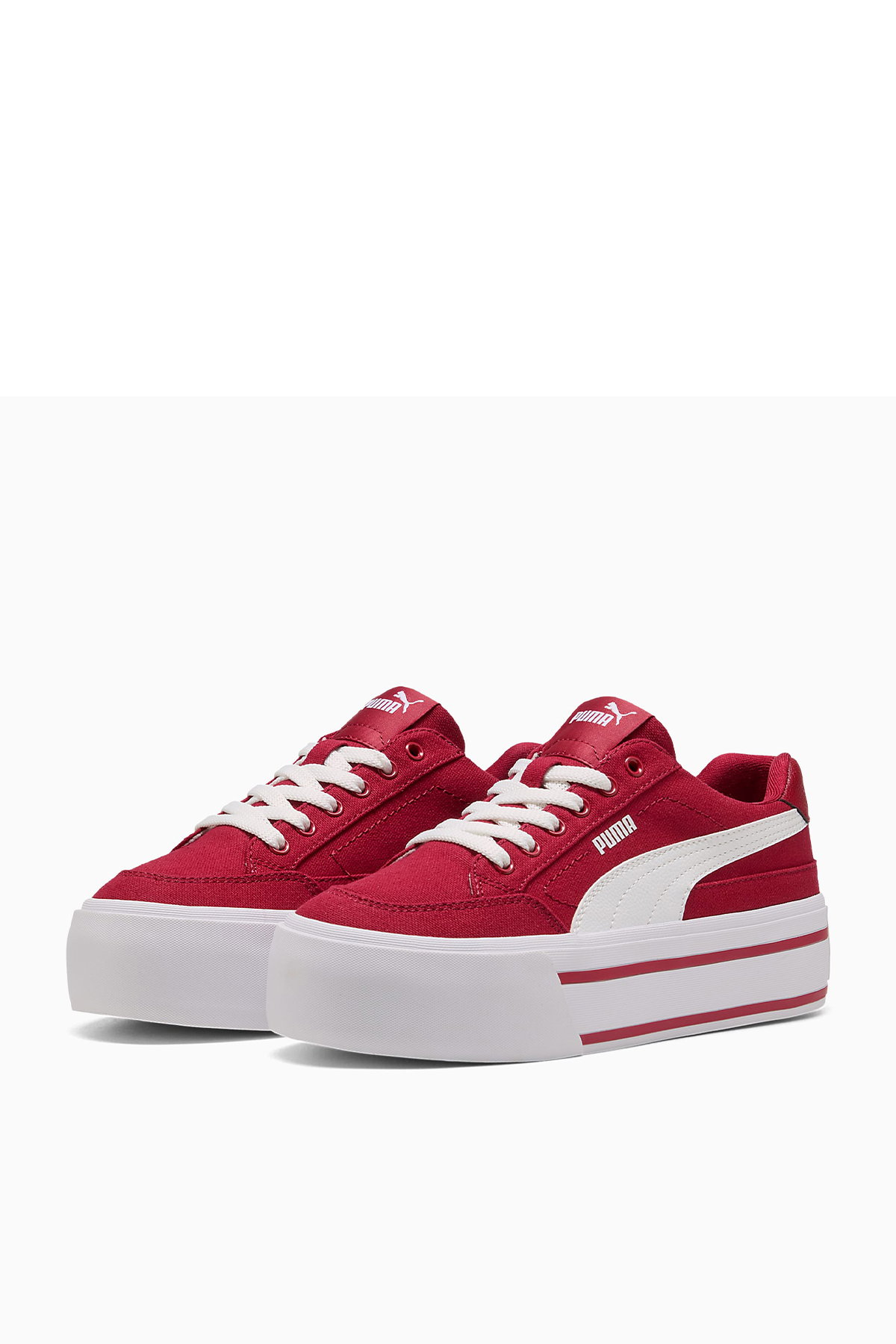 Puma Cort Classic Vulc Kadın Spor Ayakkabı Kırmızı