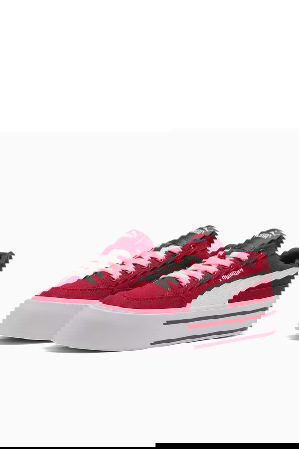 Puma Cort Classic Vulc Kadın Spor Ayakkabı Kırmızı