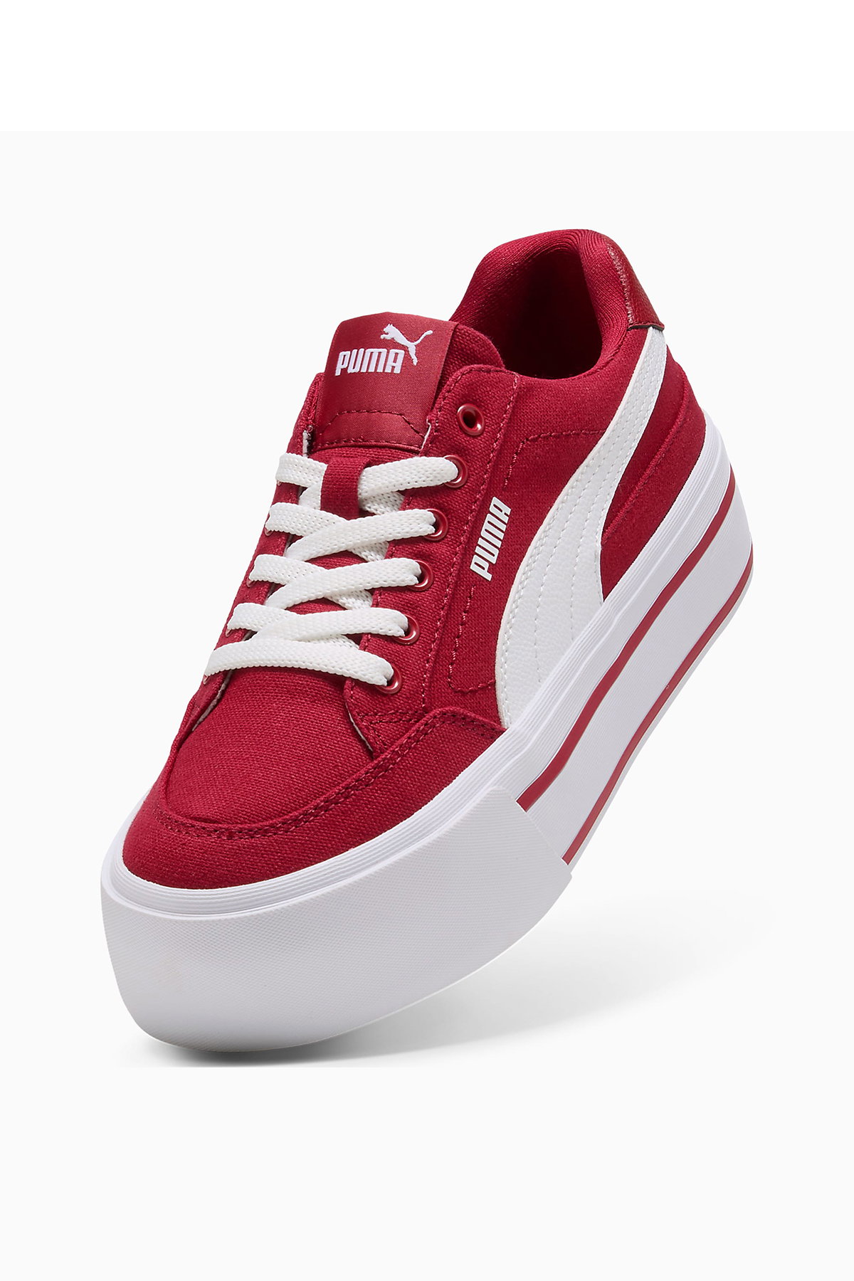 Puma Cort Classic Vulc Kadın Spor Ayakkabı Kırmızı