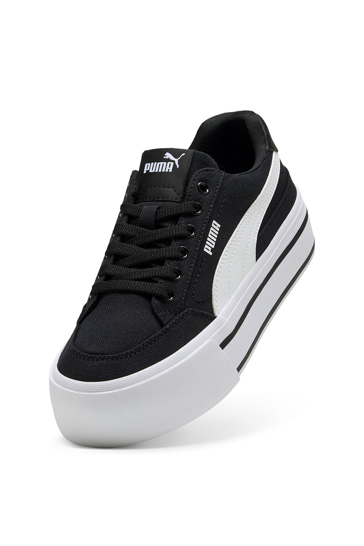 Puma Cort Classic Vulc Kadın Spor Ayakkabı SİYAH