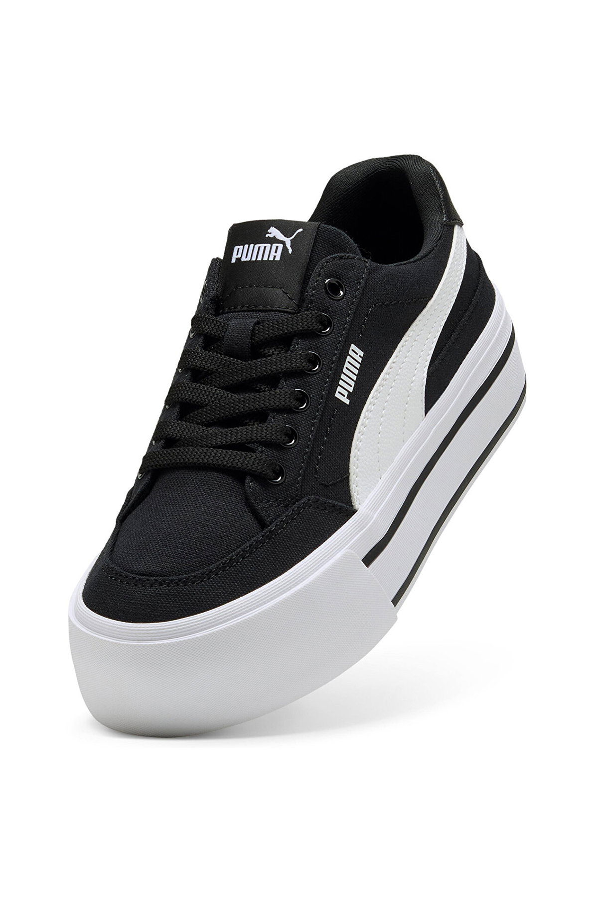 Puma Cort Classic Vulc Kadın Spor Ayakkabı SİYAH