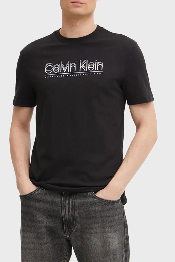 Calvin Klein Erkek T-shirt SİYAH