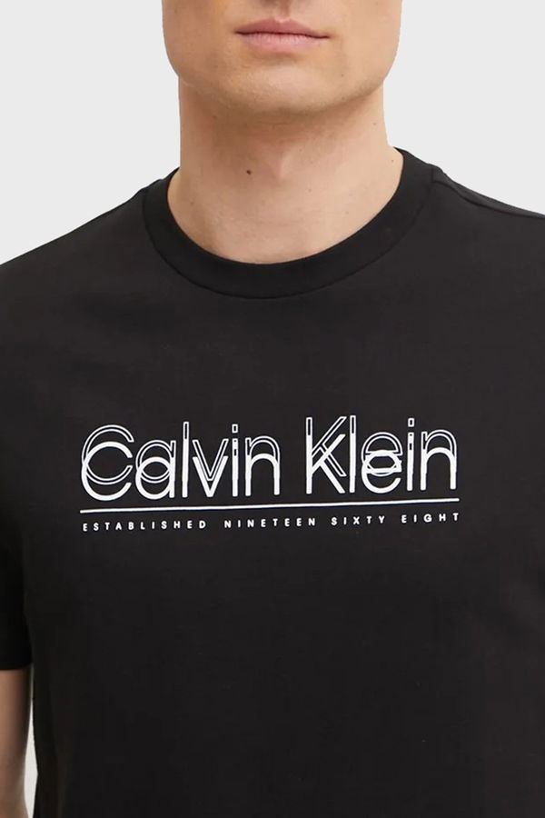 Calvin Klein Erkek T-shirt SİYAH