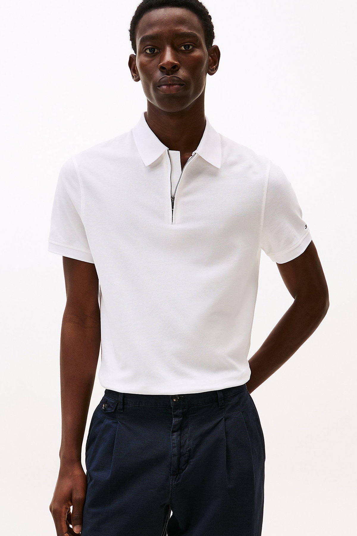 Tommy Hilfiger Erkek T-shirt Beyaz