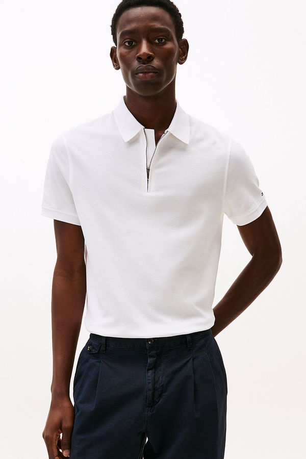 Tommy Hilfiger Erkek T-shirt Beyaz