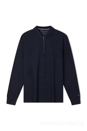 Tommy Hilfiger Polo Yaka Sweat LACİVERT Tommy Hilfiger Polo Yaka Sweat LACİVERT