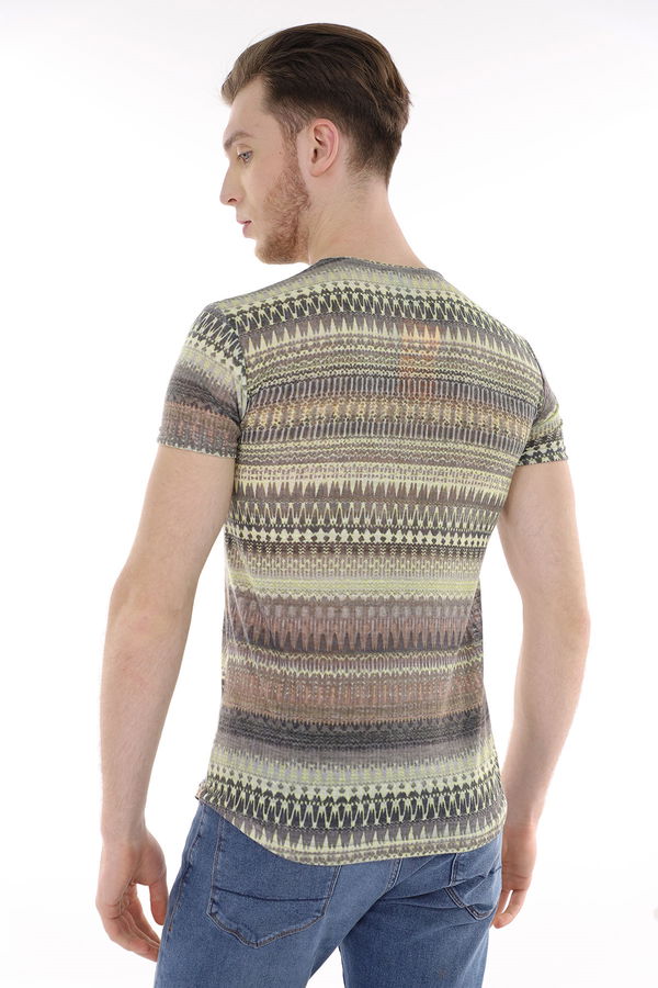 Desenli T-Shirt YESIL Desenli T-Shirt YESIL