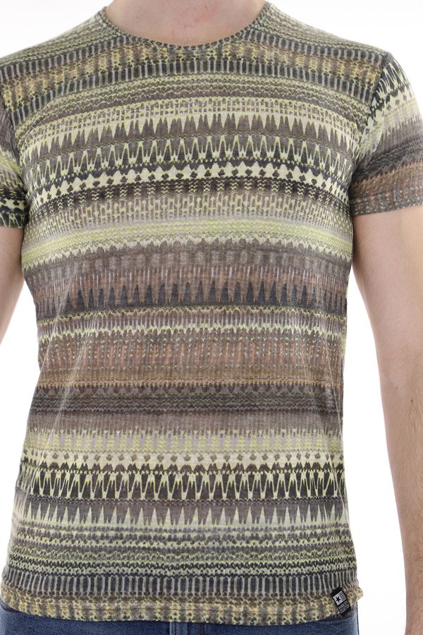 Desenli T-Shirt YESIL Desenli T-Shirt YESIL