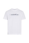 Calvin Klein Baskılı Erkek T-shirt BEYAZ