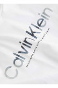 Calvin Klein Baskılı Erkek T-shirt BEYAZ