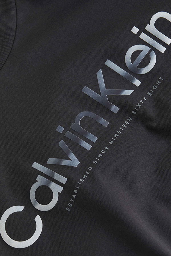 Calvin Klein Baskılı Erkek T-shirt SİYAH