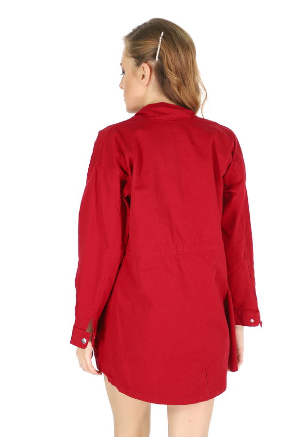 Dik Yaka Gabardin Mont BORDO Dik Yaka Gabardin Mont BORDO