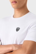 EA7 Erkek Bisiklet Yaka T-shirt Beyaz