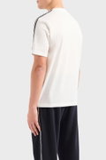 EA7 Erkek Bisiklet Yaka T-shirt Beyaz