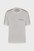 EA7 Erkek Bisiklet Yaka T-shirt Beyaz