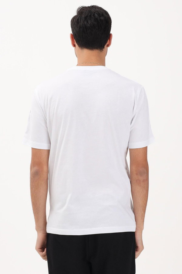 EA7  Erkek Bisiklet Yaka T-shirt BEYAZ
