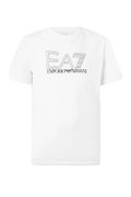EA7 Erkek Bisiklet Yaka T-shirt BEYAZ