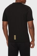 EA7 Erkek Bisiklet Yaka T-shirt SIYAH