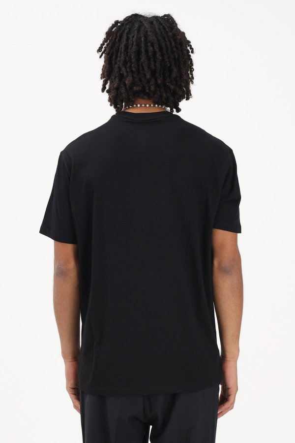 EA7  Erkek Bisiklet Yaka T-shirt SIYAH