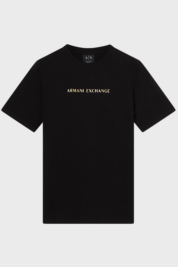 EA7  Erkek Bisiklet Yaka T-shirt SIYAH