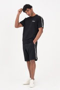 EA7  Erkek Bisiklet Yaka T-shirt SIYAH