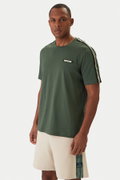 EA7  Erkek Bisiklet Yaka T-shirt YESIL