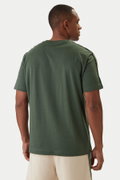 EA7  Erkek Bisiklet Yaka T-shirt YESIL