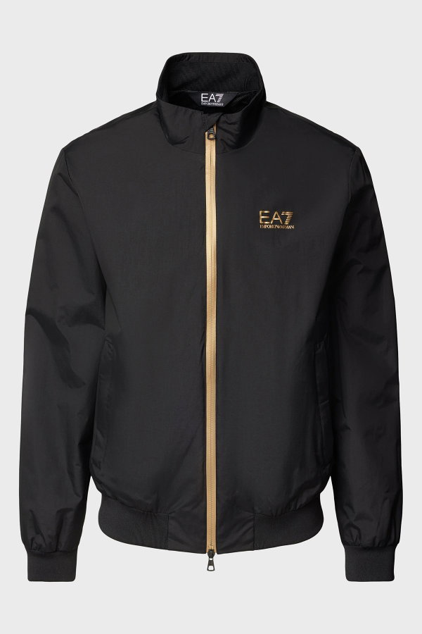 EA7 Erkek Ceket SIYAH-GOLD