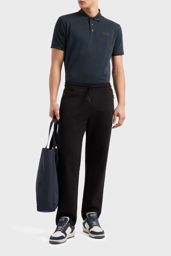 EA7  Erkek Polo Yaka T-shirt LACIVERT