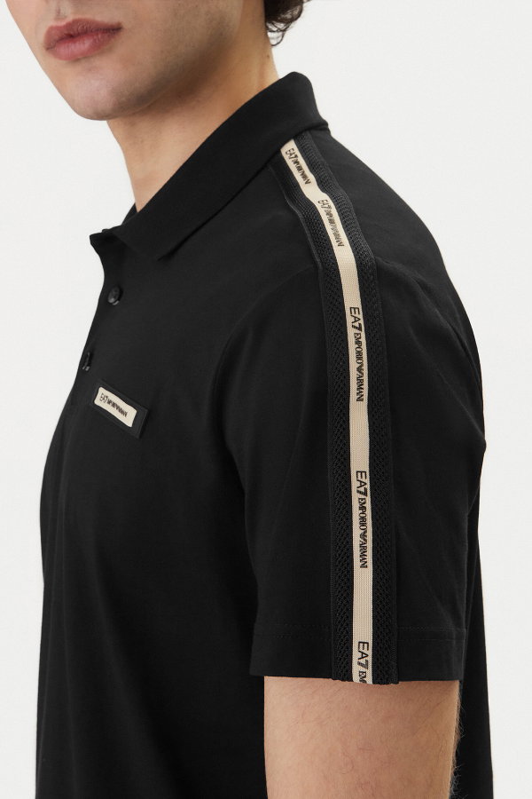 EA7  Erkek Polo Yaka T-shirt LACIVERT