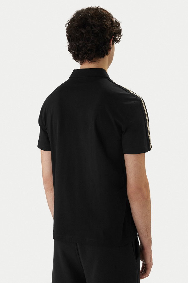 EA7  Erkek Polo Yaka T-shirt SIYAH
