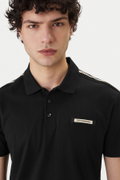 EA7  Erkek Polo Yaka T-shirt SIYAH