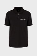EA7  Erkek Polo Yaka T-shirt SIYAH