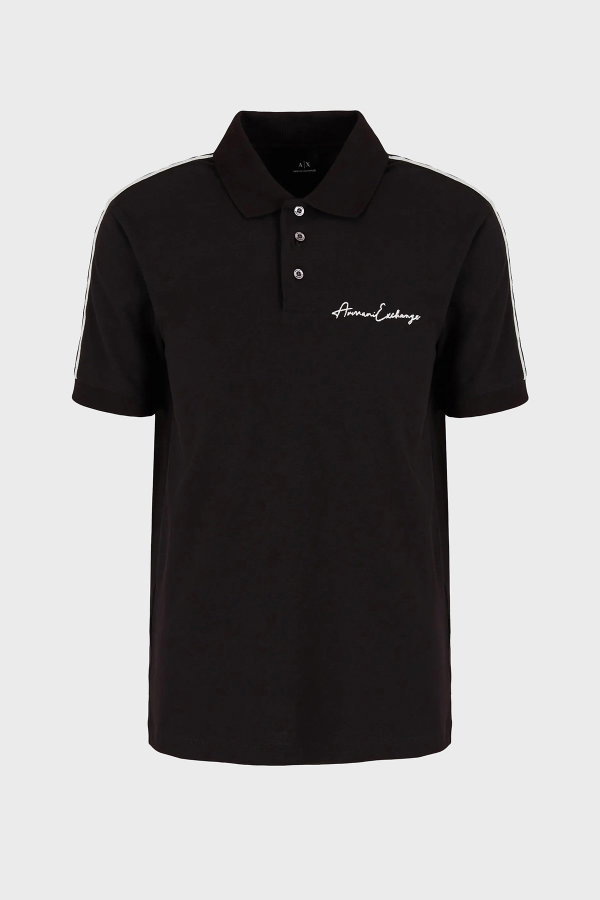 EA7  Erkek Polo Yaka T-shirt SIYAH