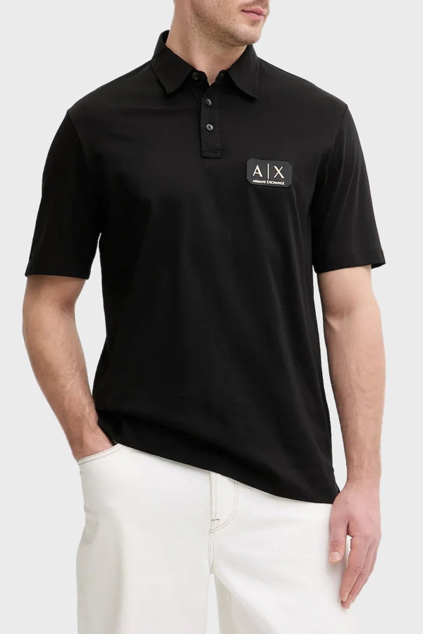 EA7  Erkek Polo Yaka T-shirt SIYAH